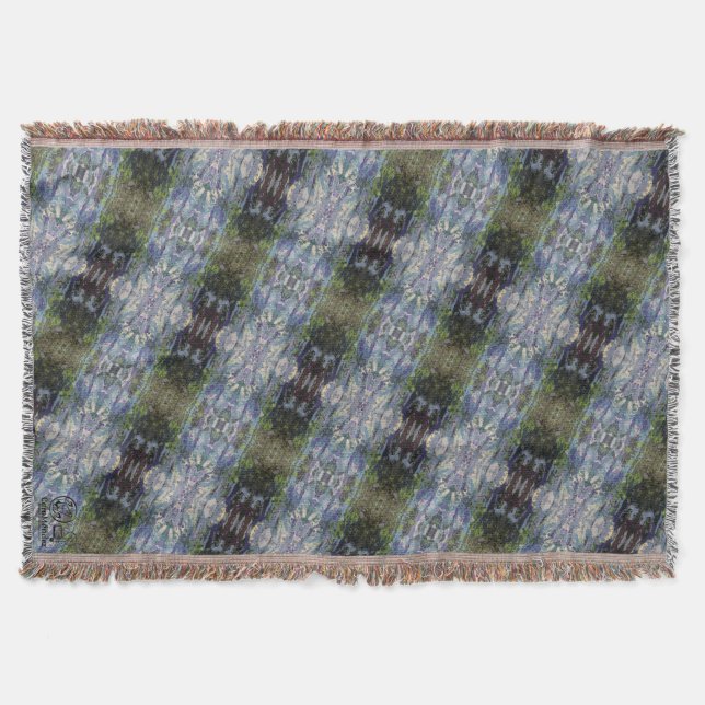 Textura #4 de la obra Maritimo Throw Blanket (Front)