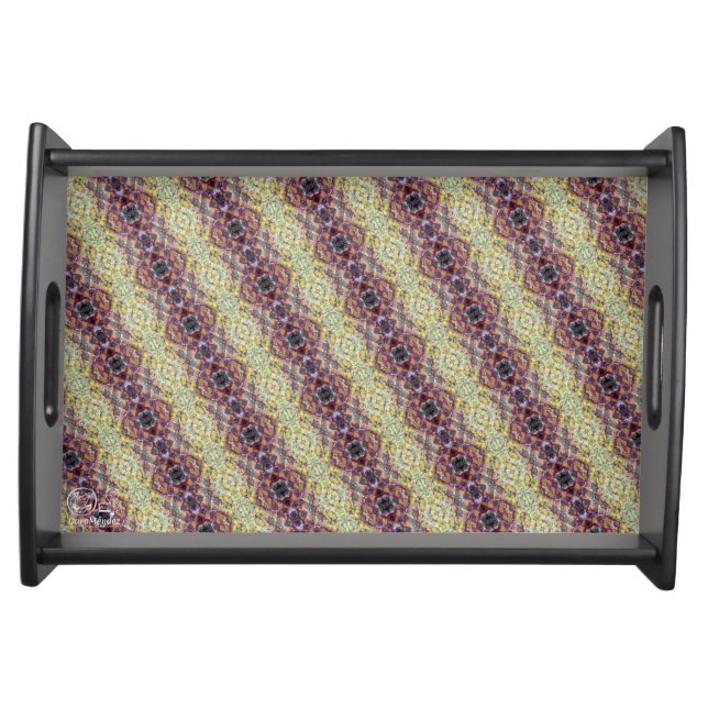 Textura #4 de la obra Piña Serving Tray (Front)