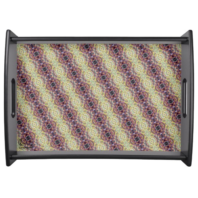 Textura #4 de la obra Piña Serving Tray (Front)
