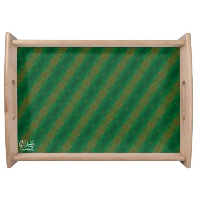 Textura #55 de la obra Nuit Serving Tray (Front)