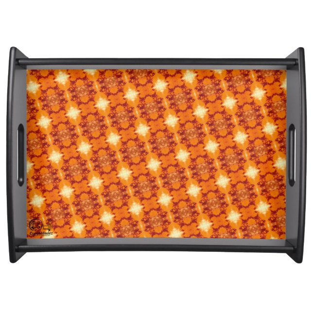 Textura #56 de la obra Nuit Serving Tray (Front)