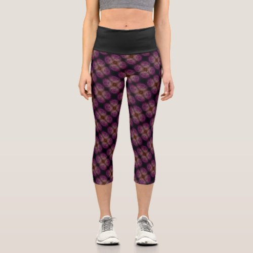 Textura #5.0 de obra Horizonte Capri Leggings