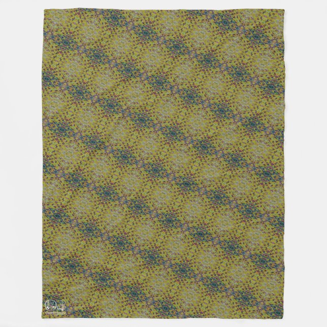 Textura #5 de la obra Piña. SERIE Fleece Blanket (Front)