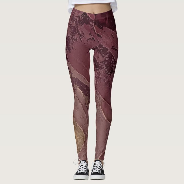 Textura #5 de obra Horizonte Leggings (Front)