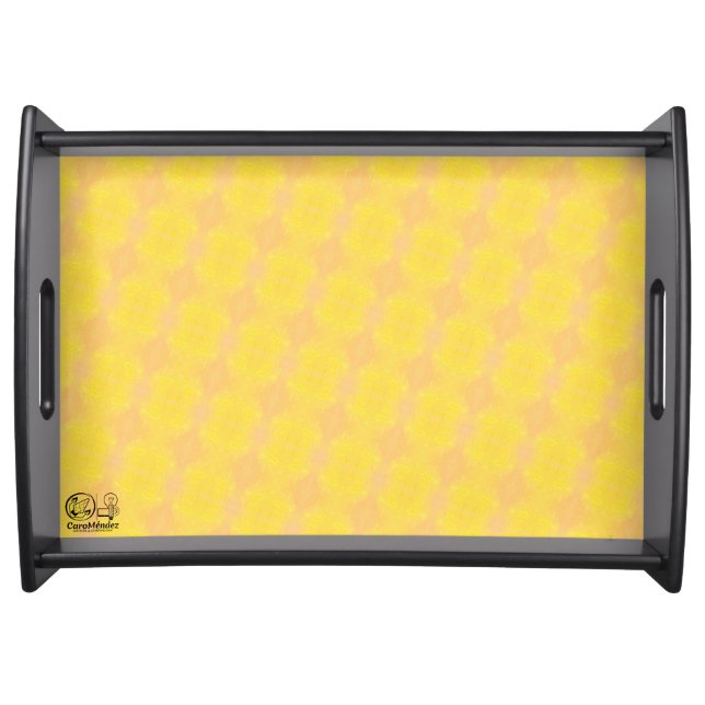 Textura #63 de la obra Nuit Serving Tray (Front)
