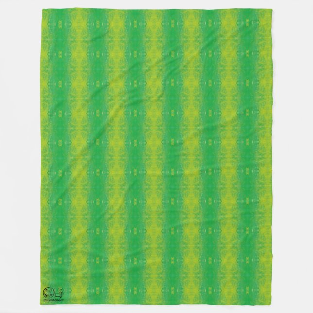 Textura #66 de la obra Nuit Fleece Blanket (Front)