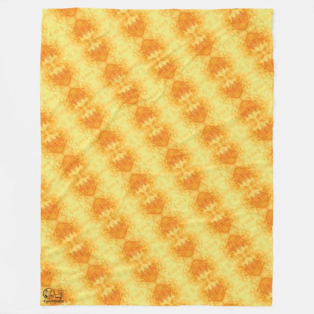 Textura #69 de la obra Nuit Fleece Blanket (Front)