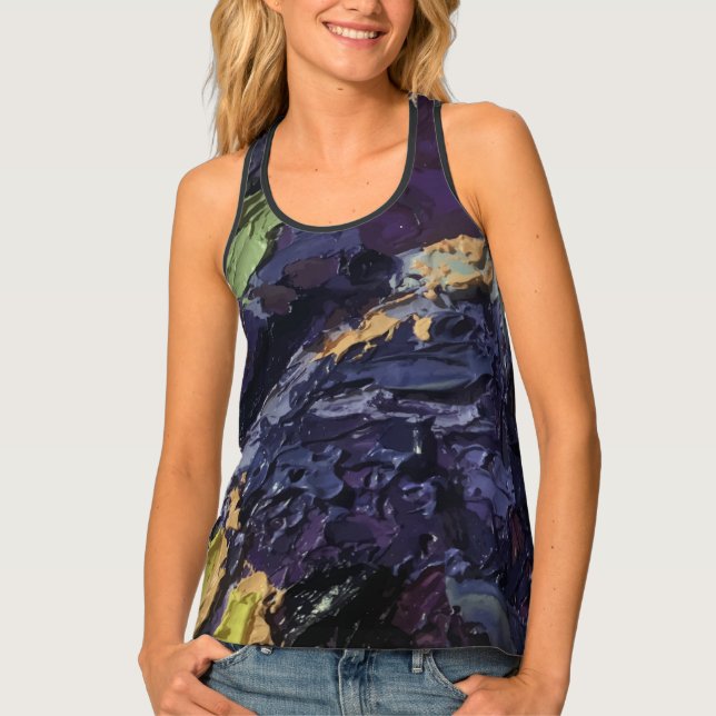 Textura #6 de la obra Maritimo Tank Top (Front)