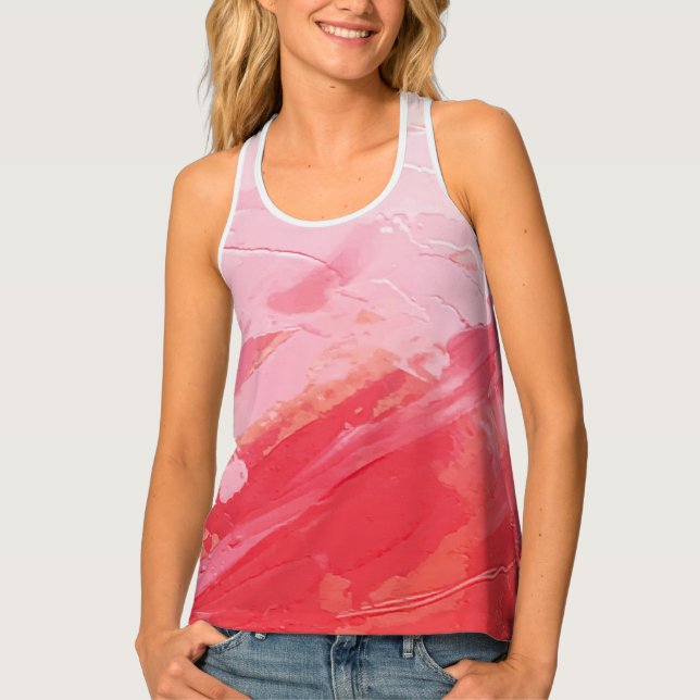 Textura #7 de la obra El corazón de los... Tank Top (Front)