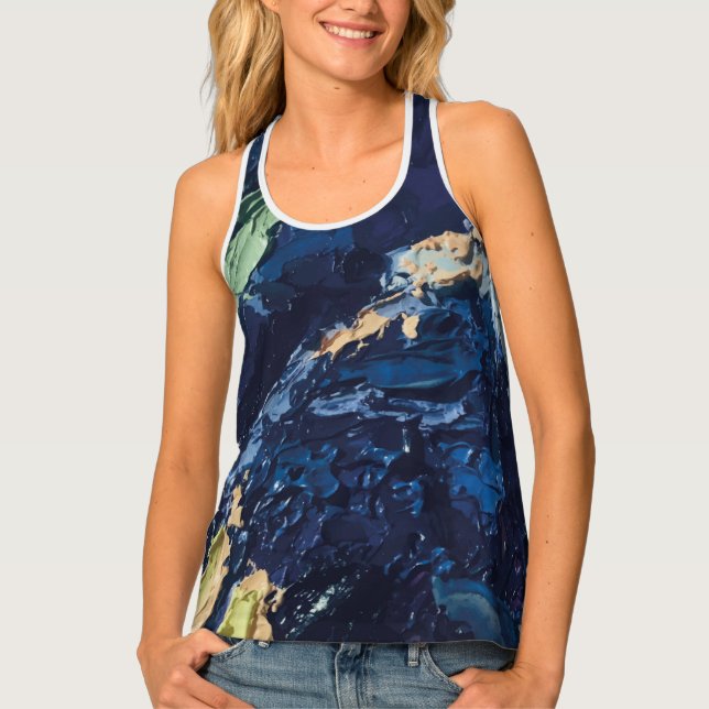 Textura #7 de la obra Maritimo Tank Top (Front)