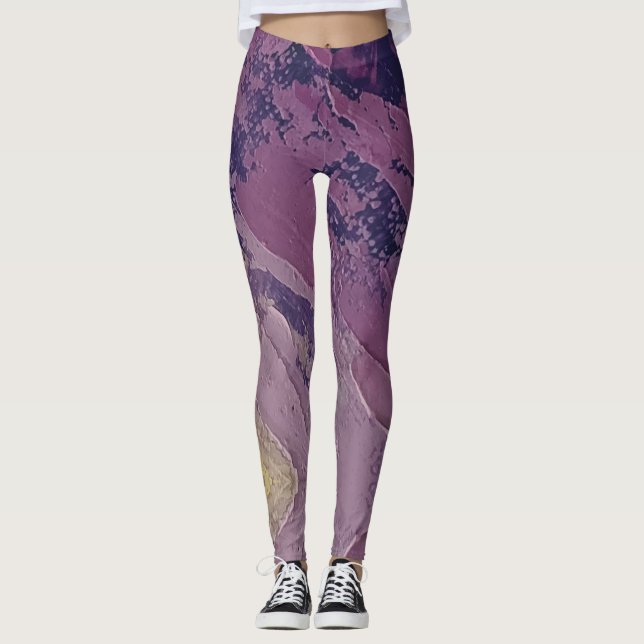 Textura #7 de obra Horizonte Leggings (Front)