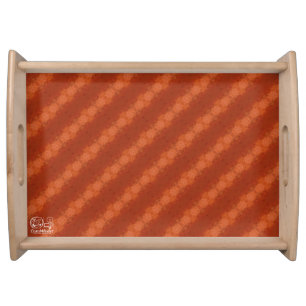 Textura #9 de la obra Fantasía y realidad Serving Tray