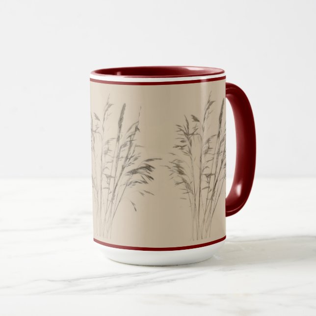 Textural Treasures of Winter on a Mug - B (Front Right)