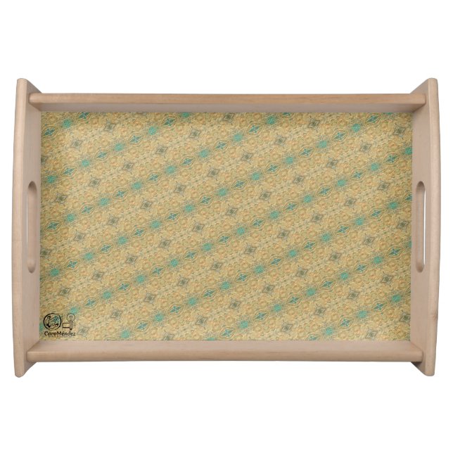 Texture #11 Dawn Work Serving Tray (Front)