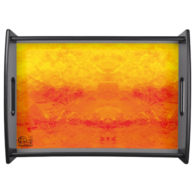 Texture #12 from the work Fantasy and reality Serving Tray (Front)