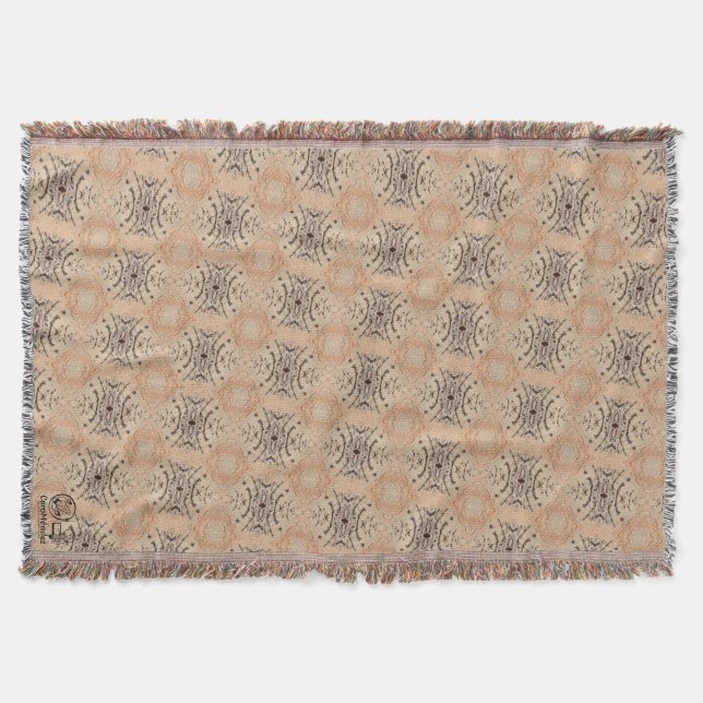 Texture #12 from the work Seeing through the eyes Throw Blanket (Front)