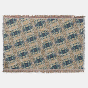 Texture #13 from work Dawn Throw Blanket