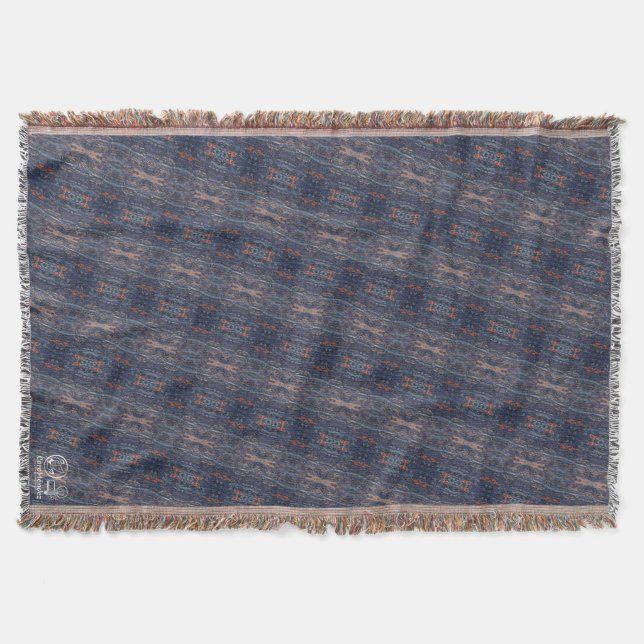 Texture #13 from work The Rock Throw Blanket (Front)
