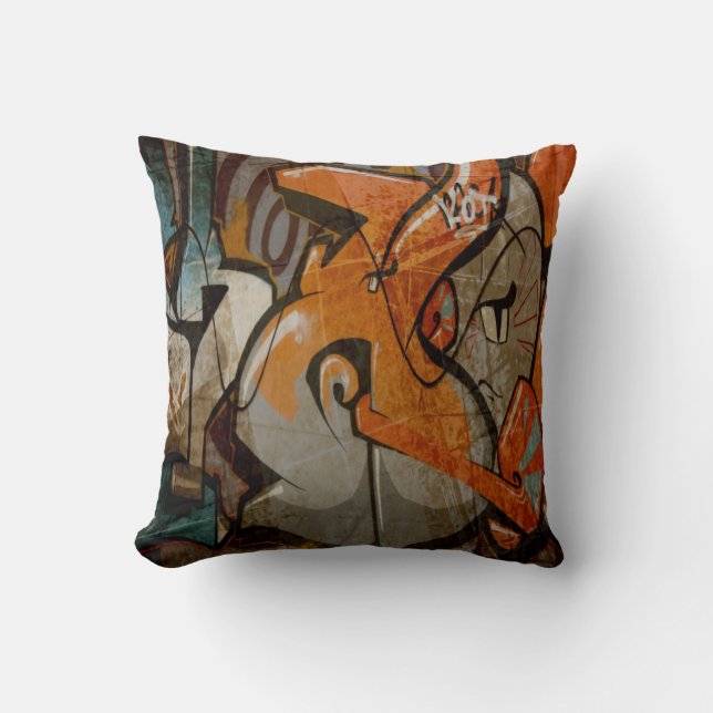 Texture 13 throw pillow (Front)