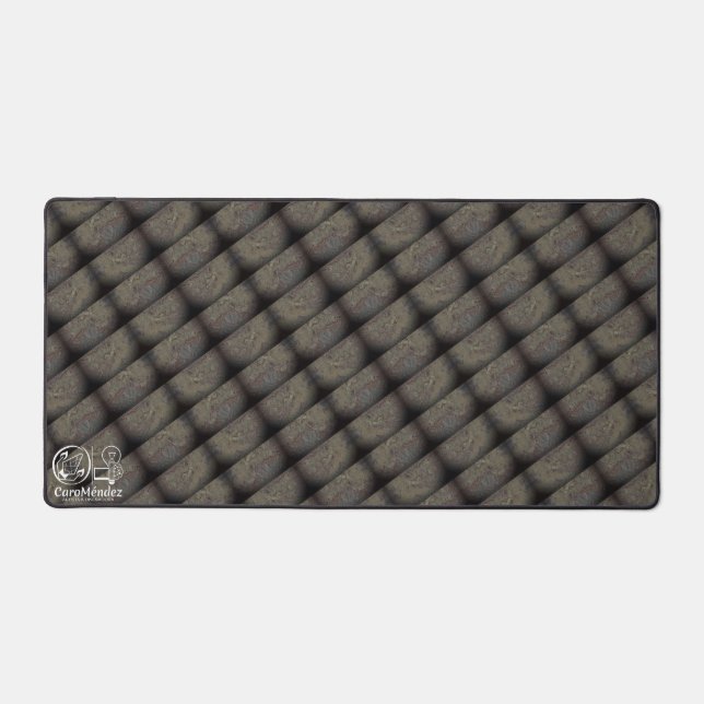 Texture #14.4 from work The Rock Desk Mat (Front)