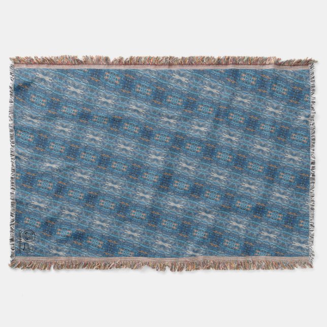 Texture #15 from work The Rock Throw Blanket (Front)