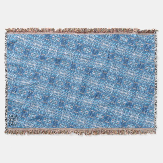 Texture #16 from work The Rock Throw Blanket (Front)