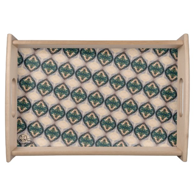 Texture #17 from the work Seeing Through the Eyes Serving Tray (Front)