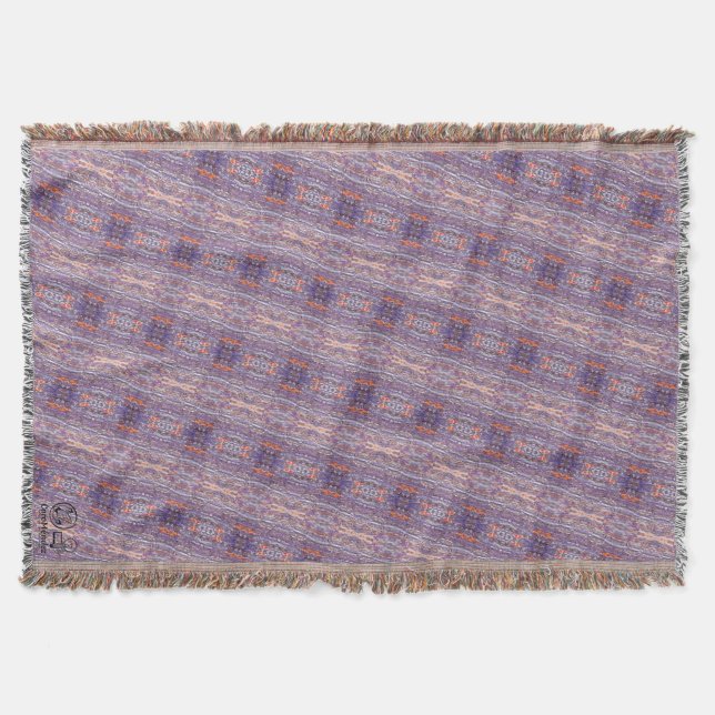 Texture #17 from work The rock Throw Blanket (Front)