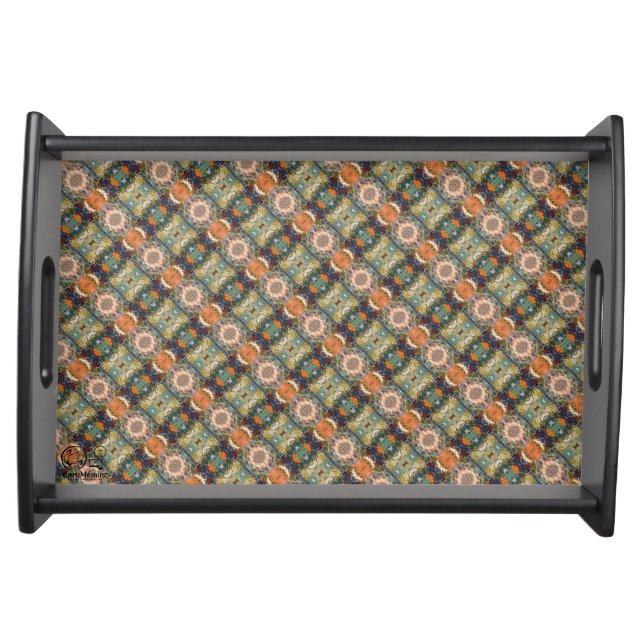 Texture #18 from the work Seeing Through the Eyes Serving Tray (Front)