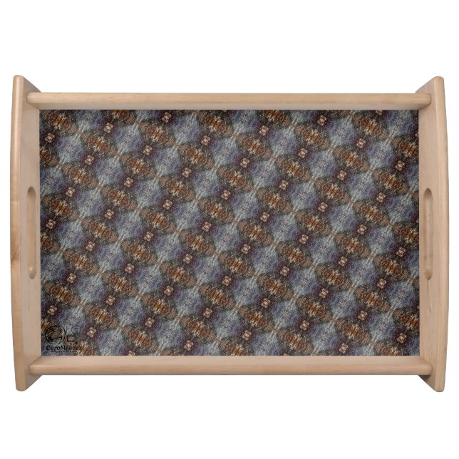 Texture #18 from work Dawn Serving Tray (Front)