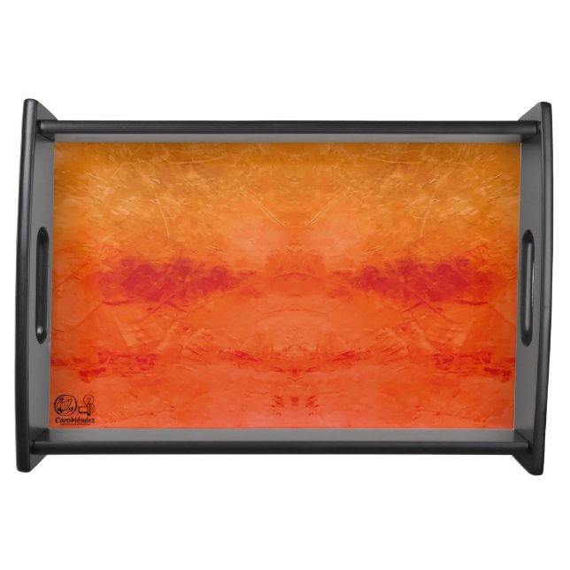 Texture #19 from the work Fantasy and reality Serving Tray (Front)