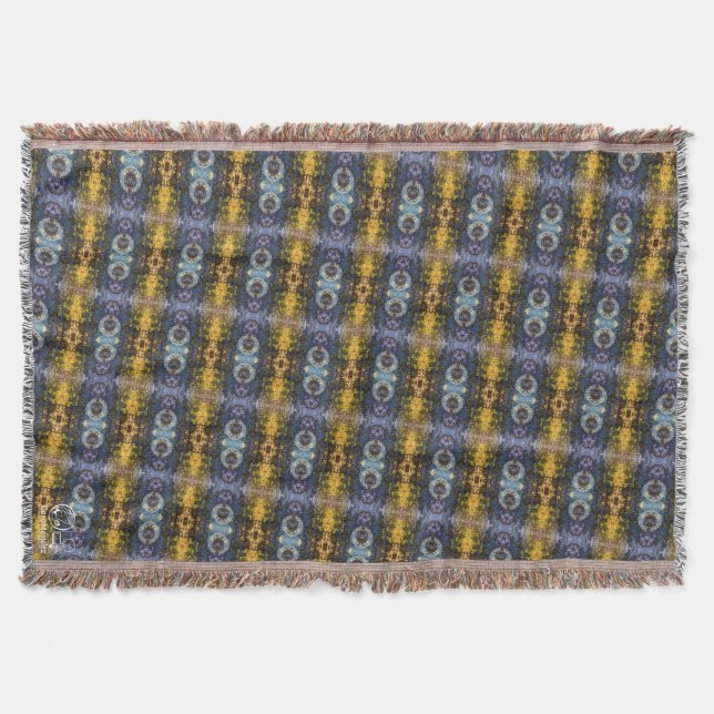 Texture #19 from the work Maritimo Throw Blanket (Front)