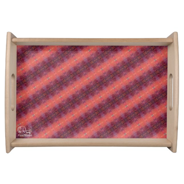 Texture #1 from the work The Sunset Serving Tray (Front)