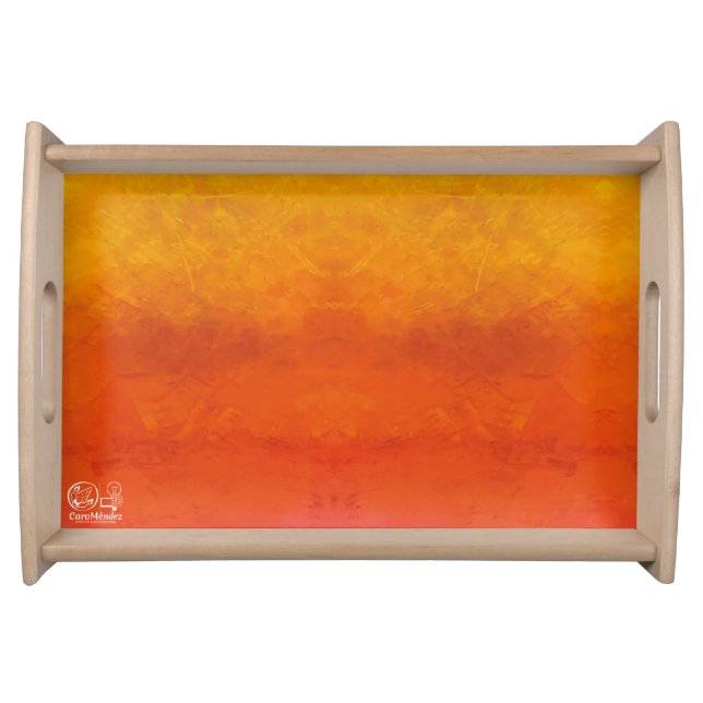 Texture #1 of the work Fantasy and reality Serving Tray (Front)