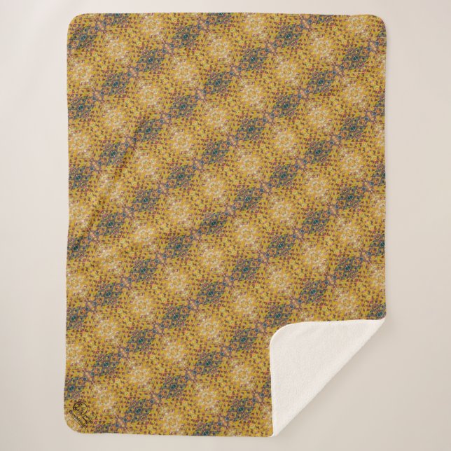 Texture #1 of the work Pineapple. SERIES Sherpa Blanket (Front)