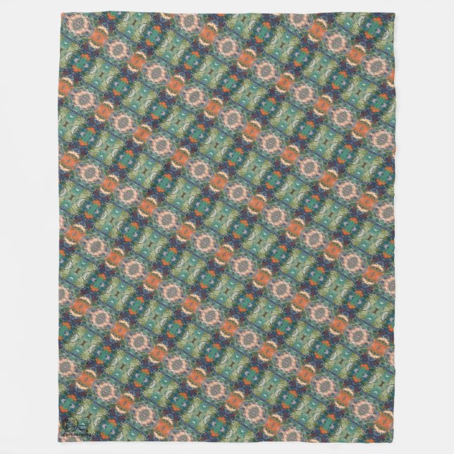 Texture #1 of the work Seeing Through the Eyes Fleece Blanket (Front)