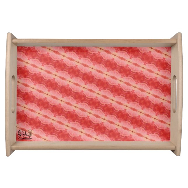 Texture #1 of the work The Heart of the... Serving Tray (Front)