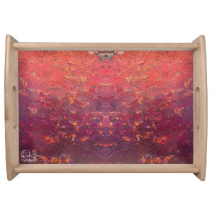 Texture #1 of the work The sunset Serving Tray