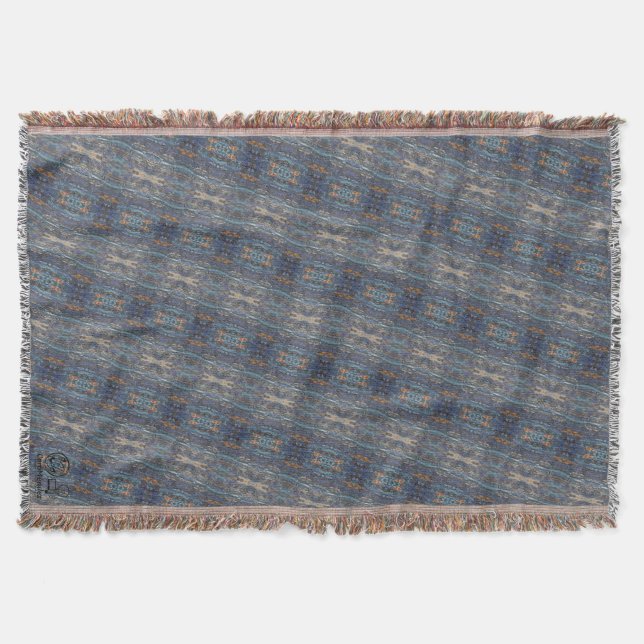 Texture #1 of work The Rock Throw Blanket (Front)