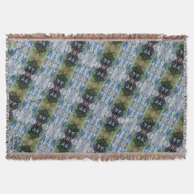 Texture #21 from the work Maritimo Throw Blanket (Front)