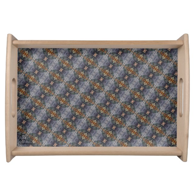 Texture #25 Work Dawn Serving Tray (Front)