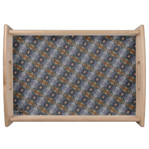Texture #25 Work Dawn Serving Tray