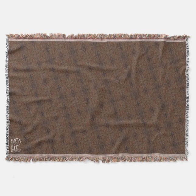 Texture #28 from work Dawn Throw Blanket (Front)