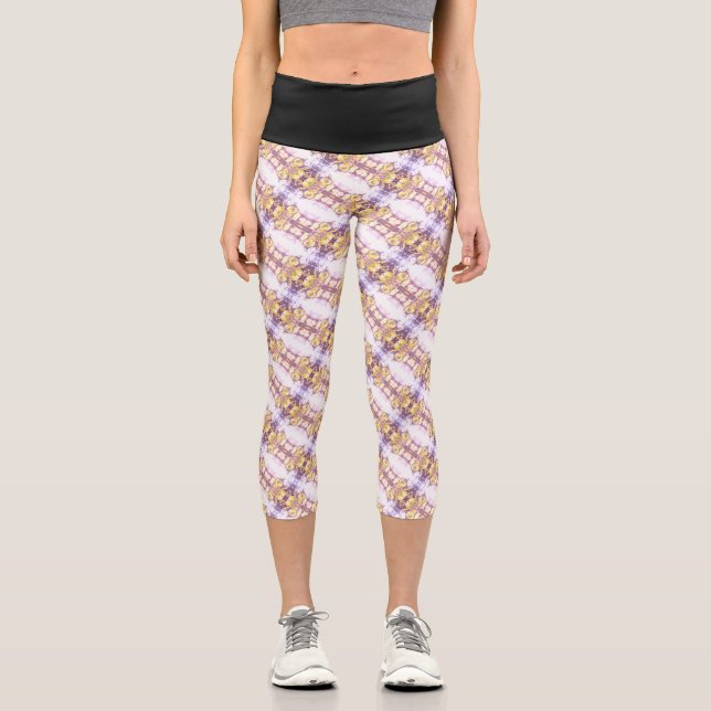 Texture #2.5 from the work Pineapple Capri Leggings (Front)