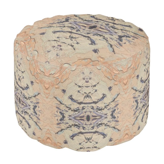 Texture #2 from the play Seeing through the Eyes Pouf (Angled Front)