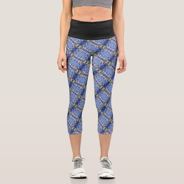Texture #2 from the work Pineapple Capri Leggings (Front)