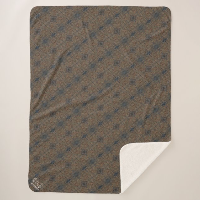 Texture #33 from work Dawn Sherpa Blanket (Front)