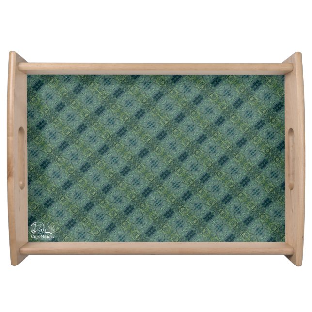 Texture #34 from work Dawn Serving Tray (Front)
