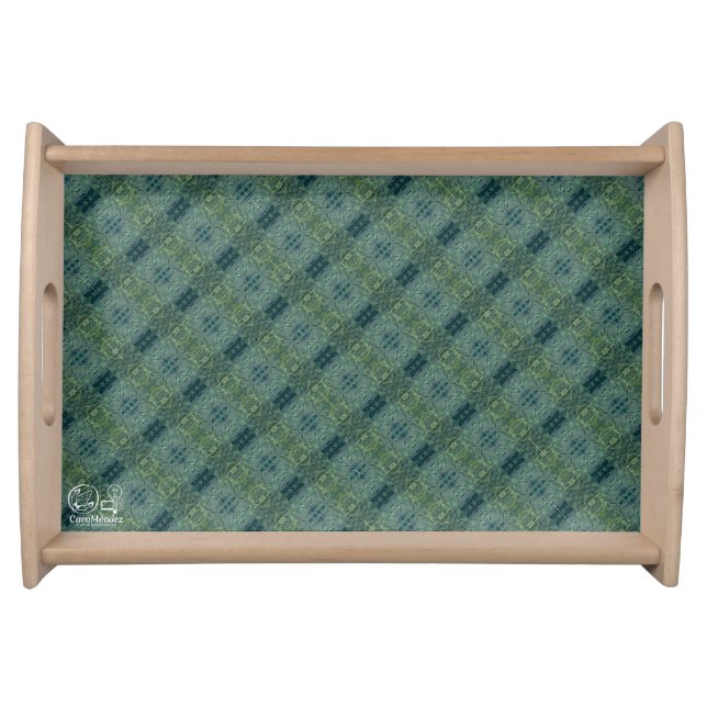 Texture #34 from work Dawn Serving Tray (Front)