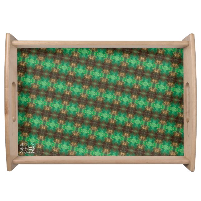 Texture #35 Dawn Work Serving Tray (Front)